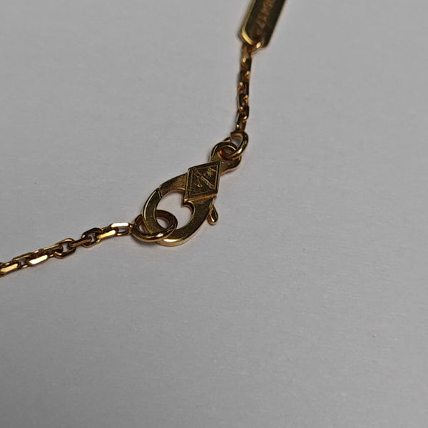 Vintage Alhambra 18k Gold Necklace