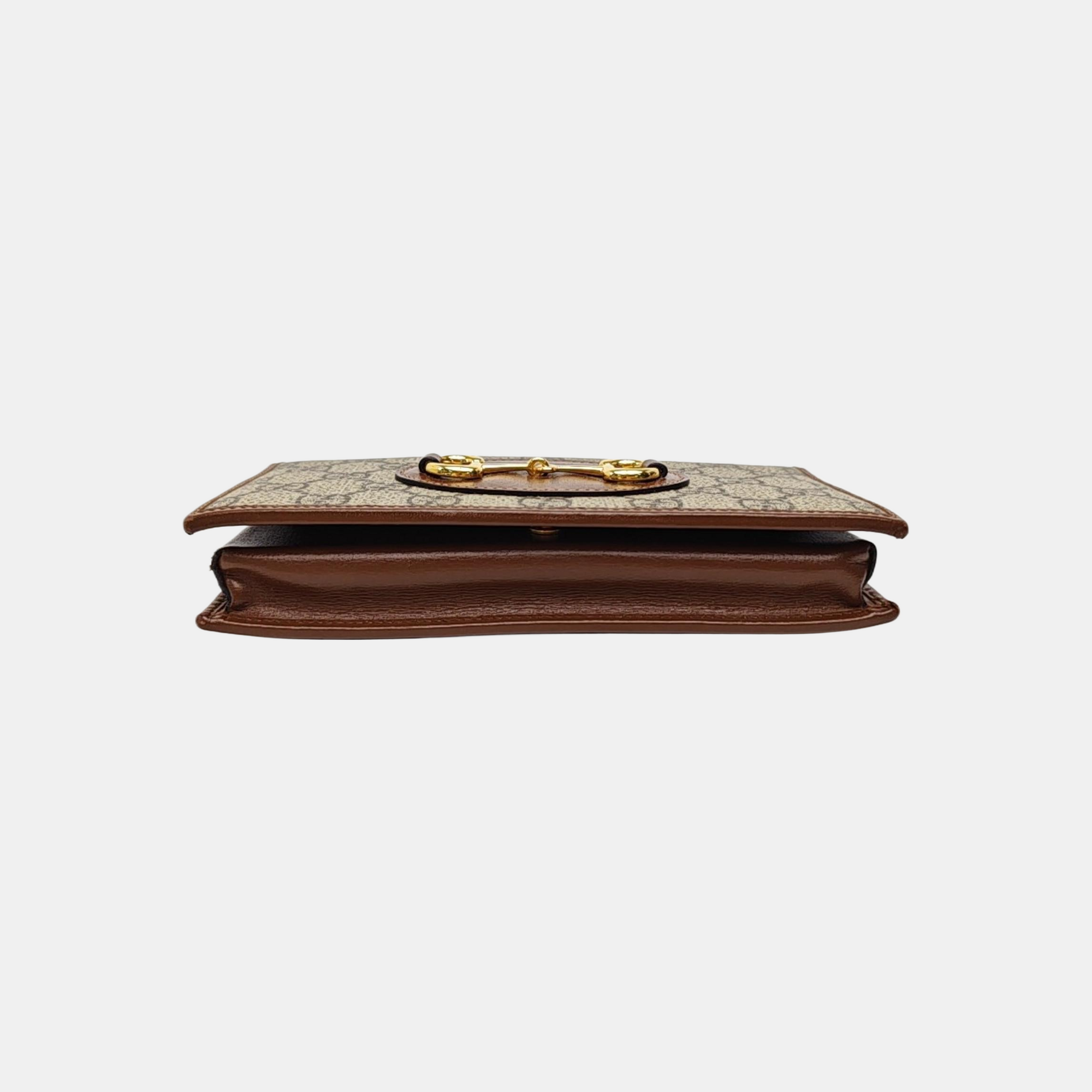 Horsebit 1955 WOC Monogram Coated Canvas Beige