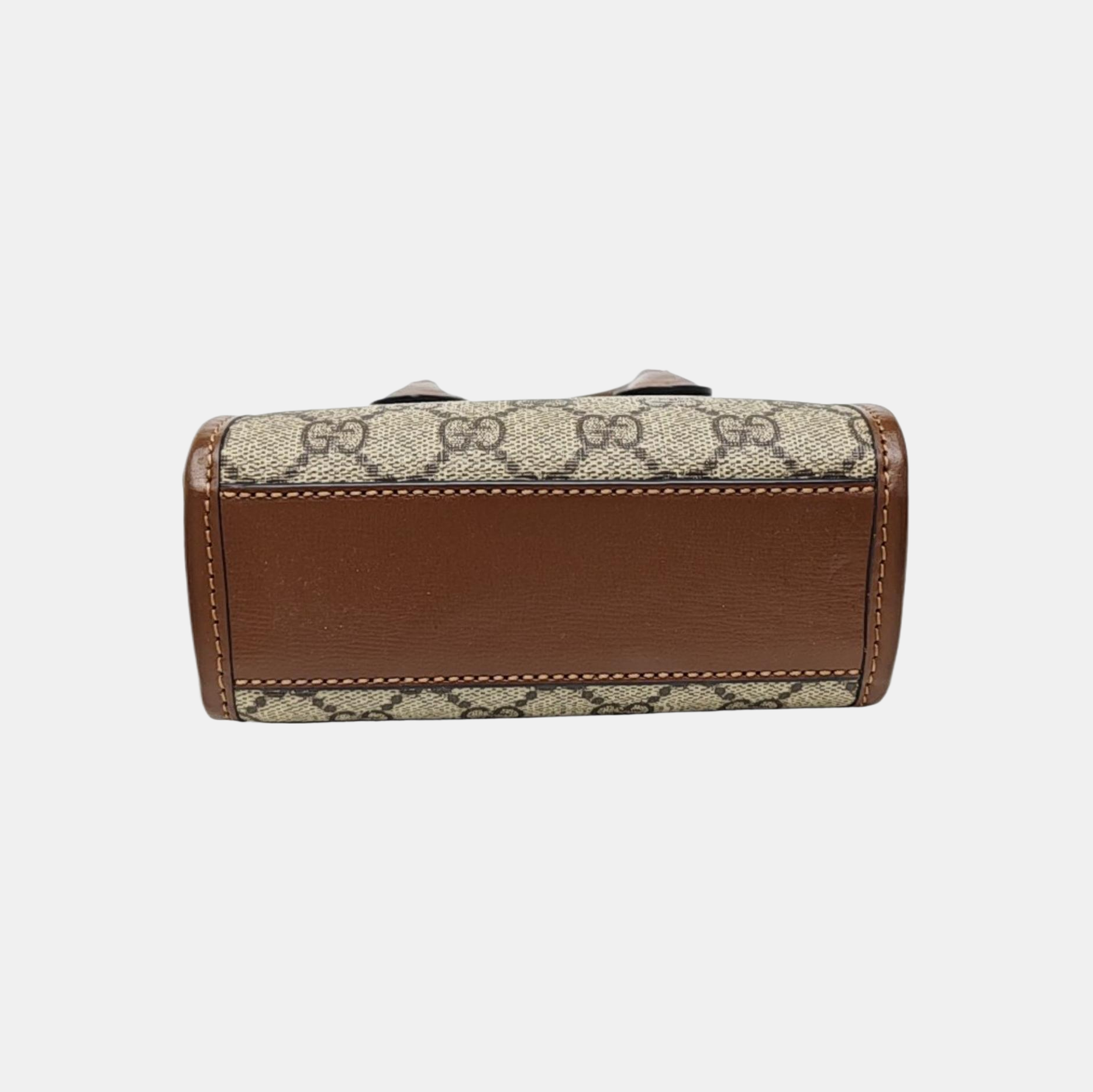 Retro Mini Monogram Coated Canvas Beige