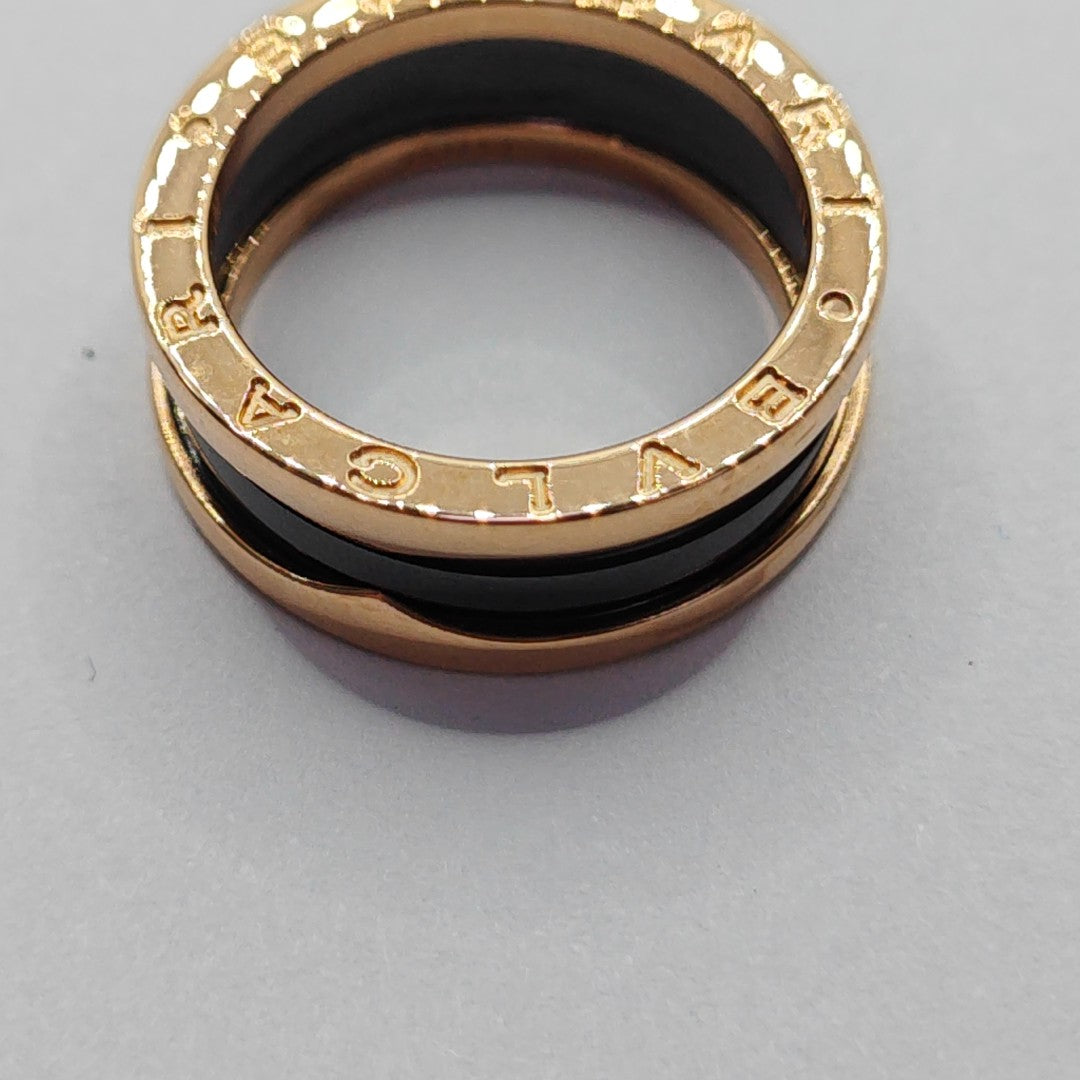 B.ZERO1 18k Rose Gold Ring EU 58