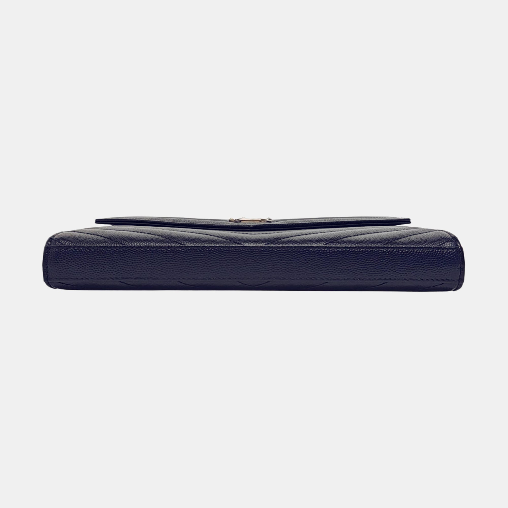 MONOGRAM Chevron Calfskin Blue