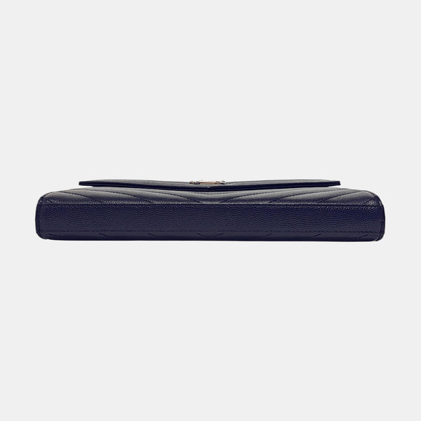 MONOGRAM Chevron Calfskin Blue