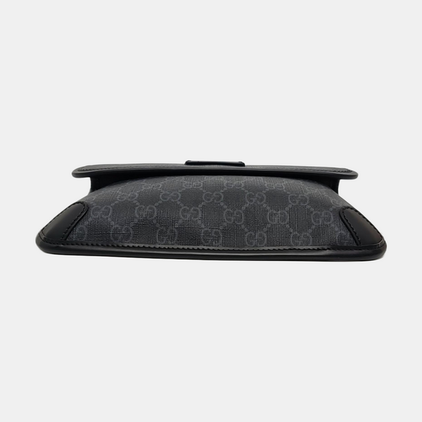 Neo Vintage Monogram Coated Canvas Black
