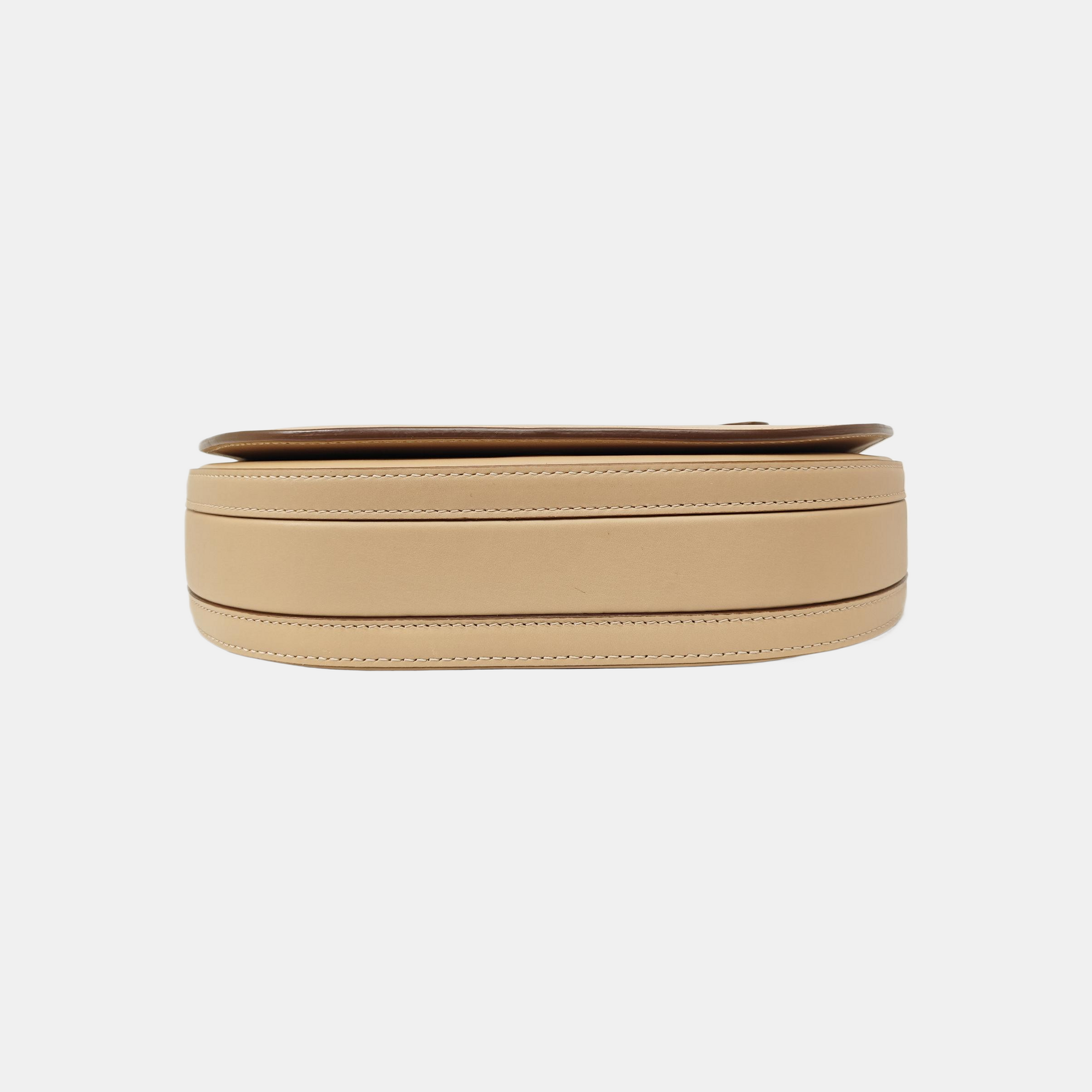 Olympia Small Calfskin Beige