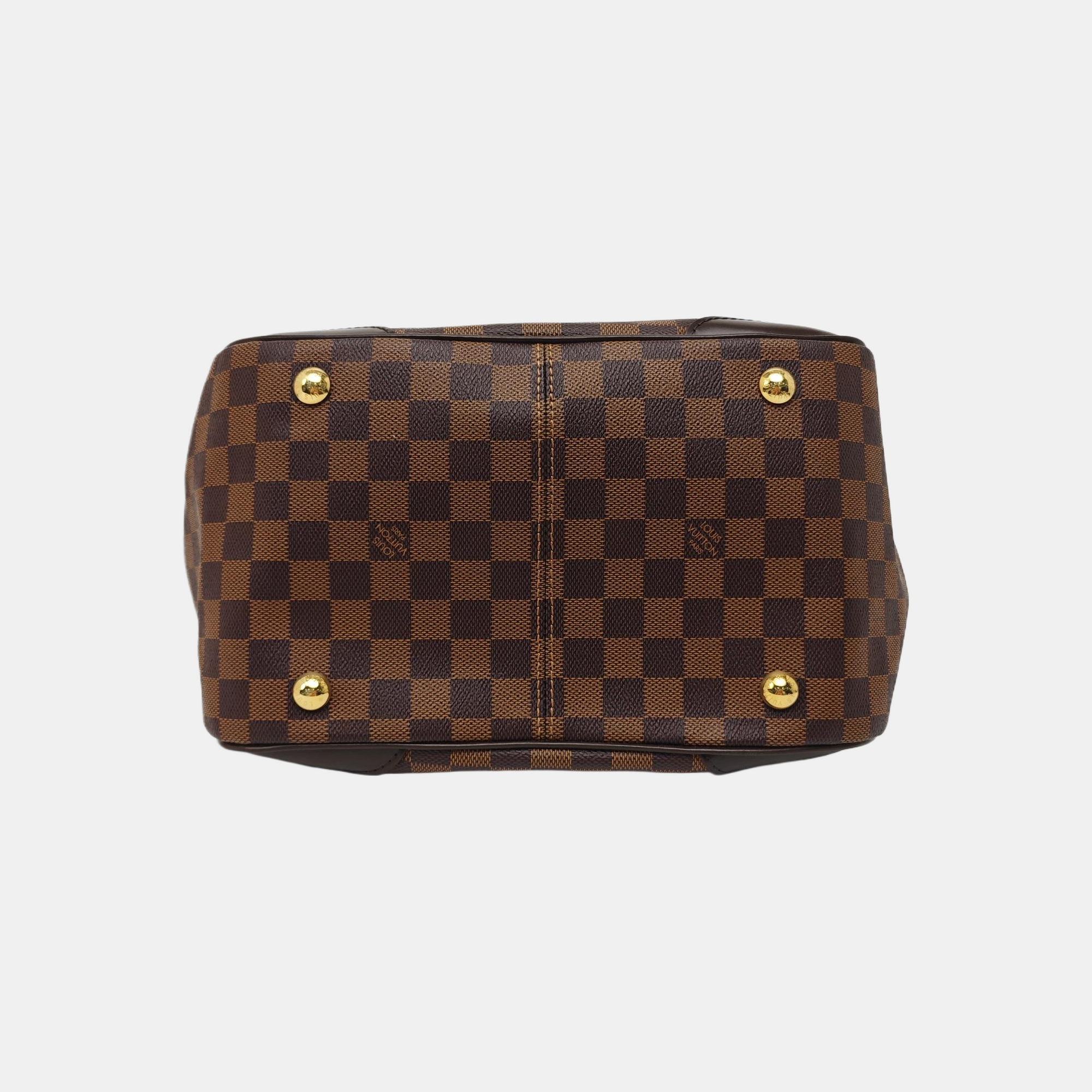 VERONA MM Damier Ebene Coated Canvas Brown