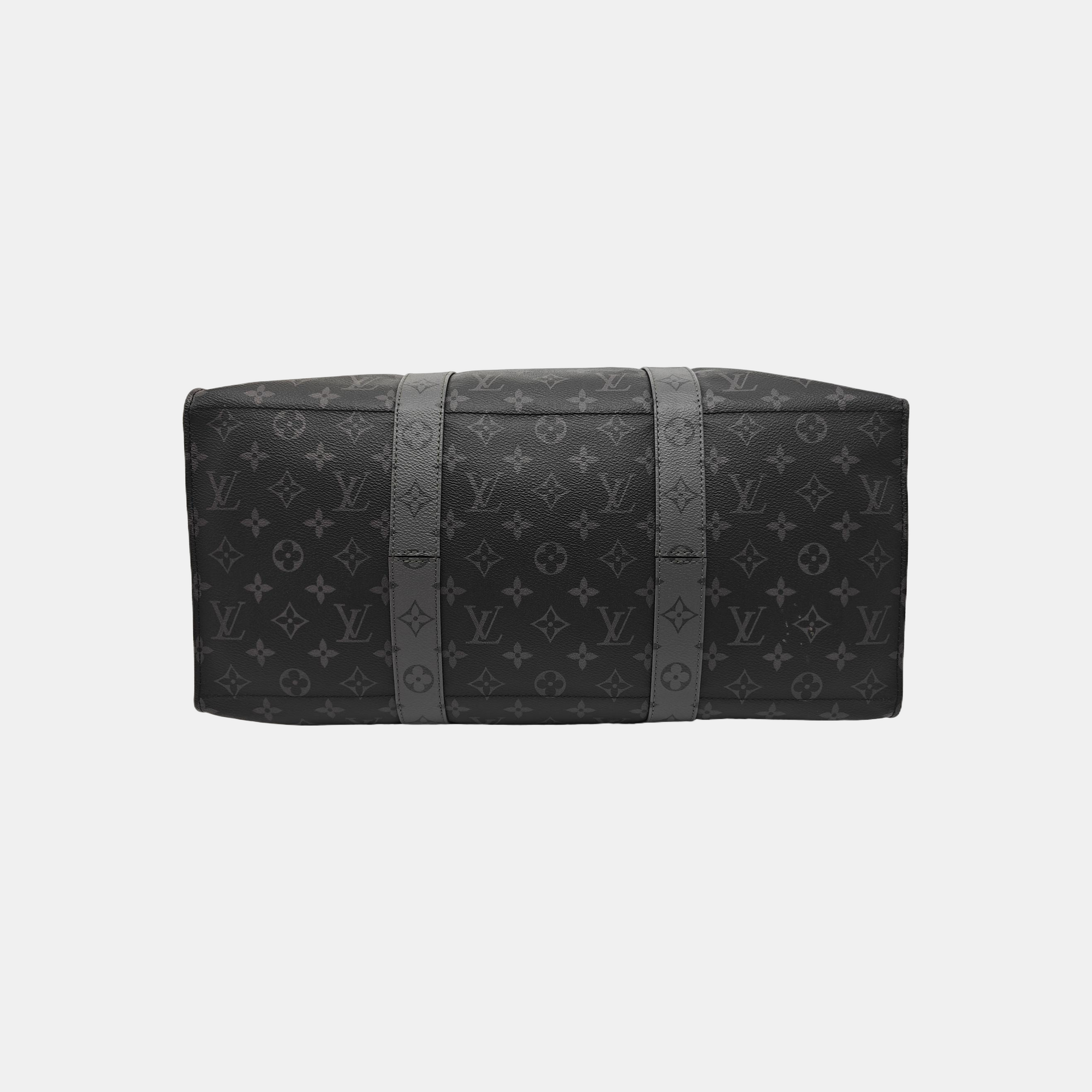 NEW CABAS ZIPPE GM Monogram Coated Canvas Gray