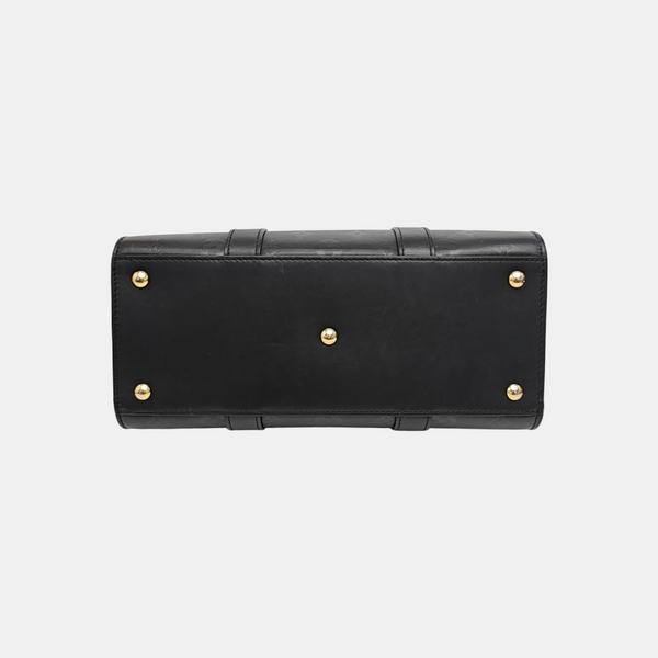 VERY MM Monogram Calfskin Black