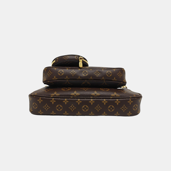 MULTI Monogram Coated Canvas Brown