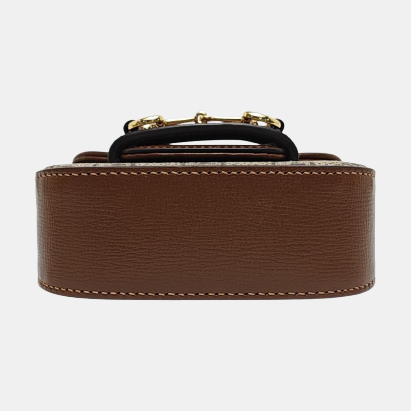 Lona recubierta Monogram Horsebit 1955 Beige
