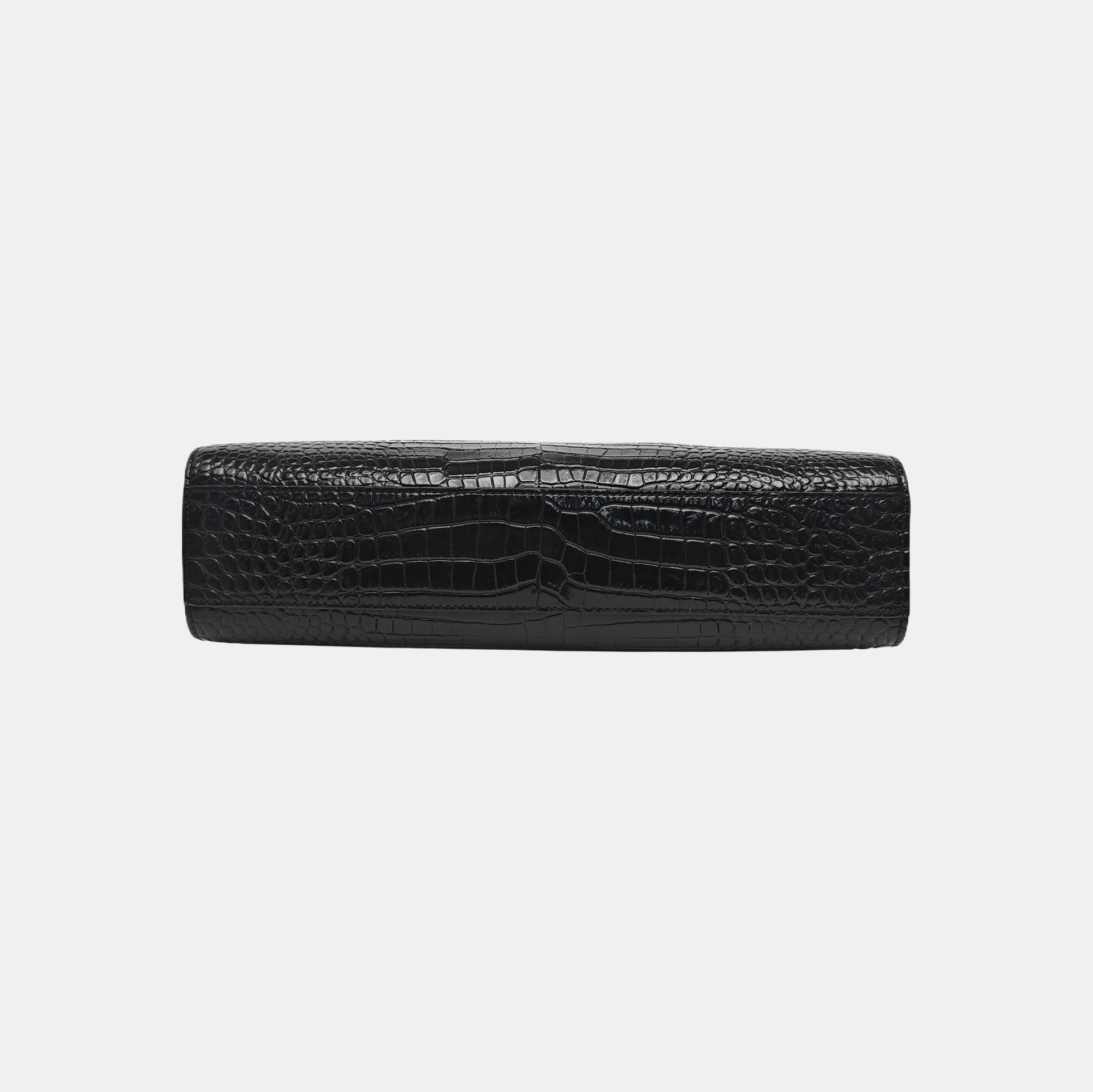 MANHATTAN Medium Calfskin Black