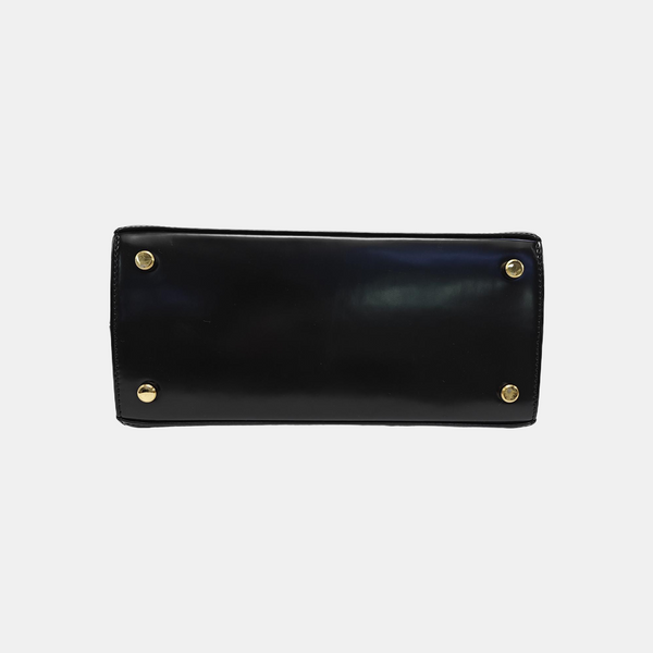 Kelly Medium Patent Leather Black