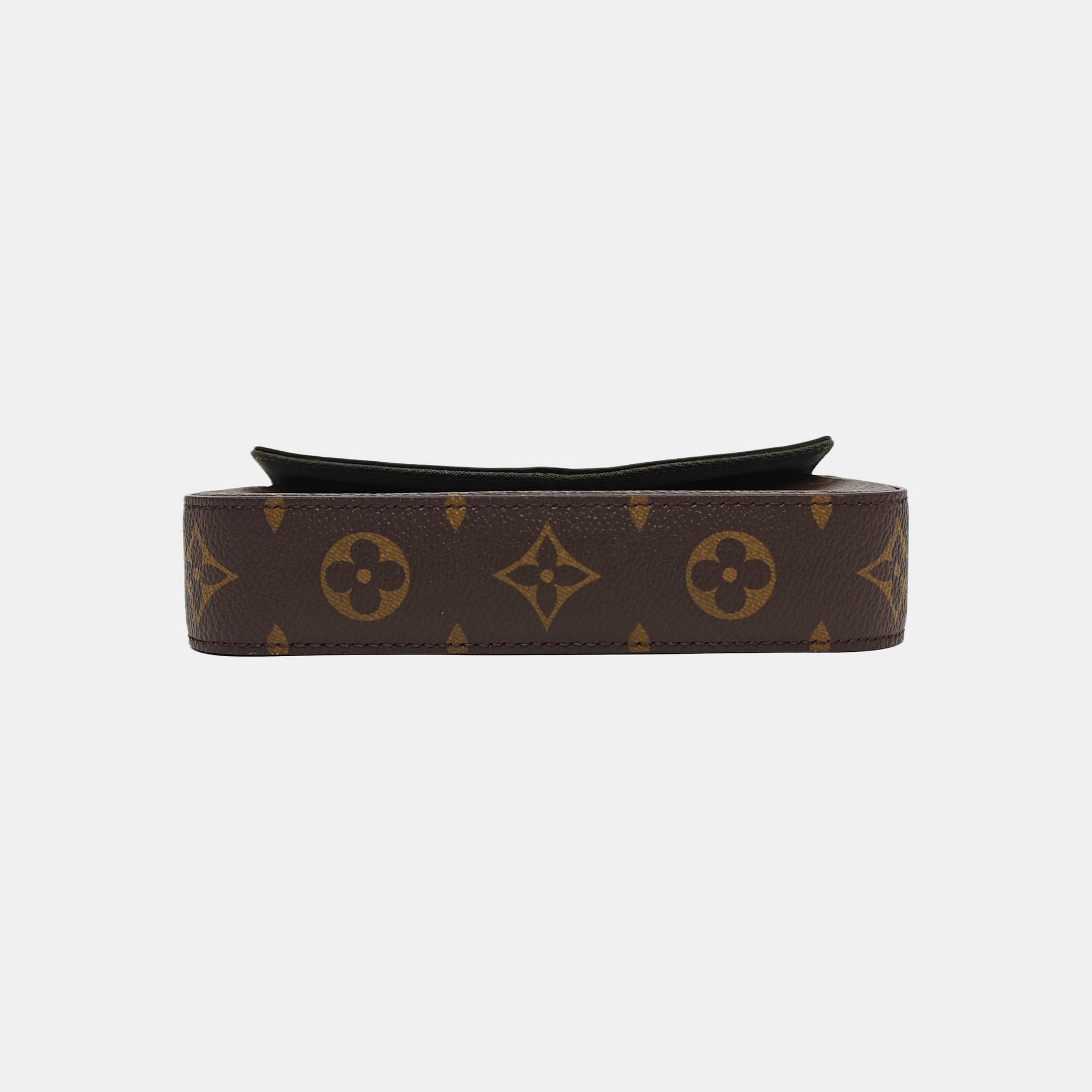 FÉLICIE Monogram Coated Canvas Brown