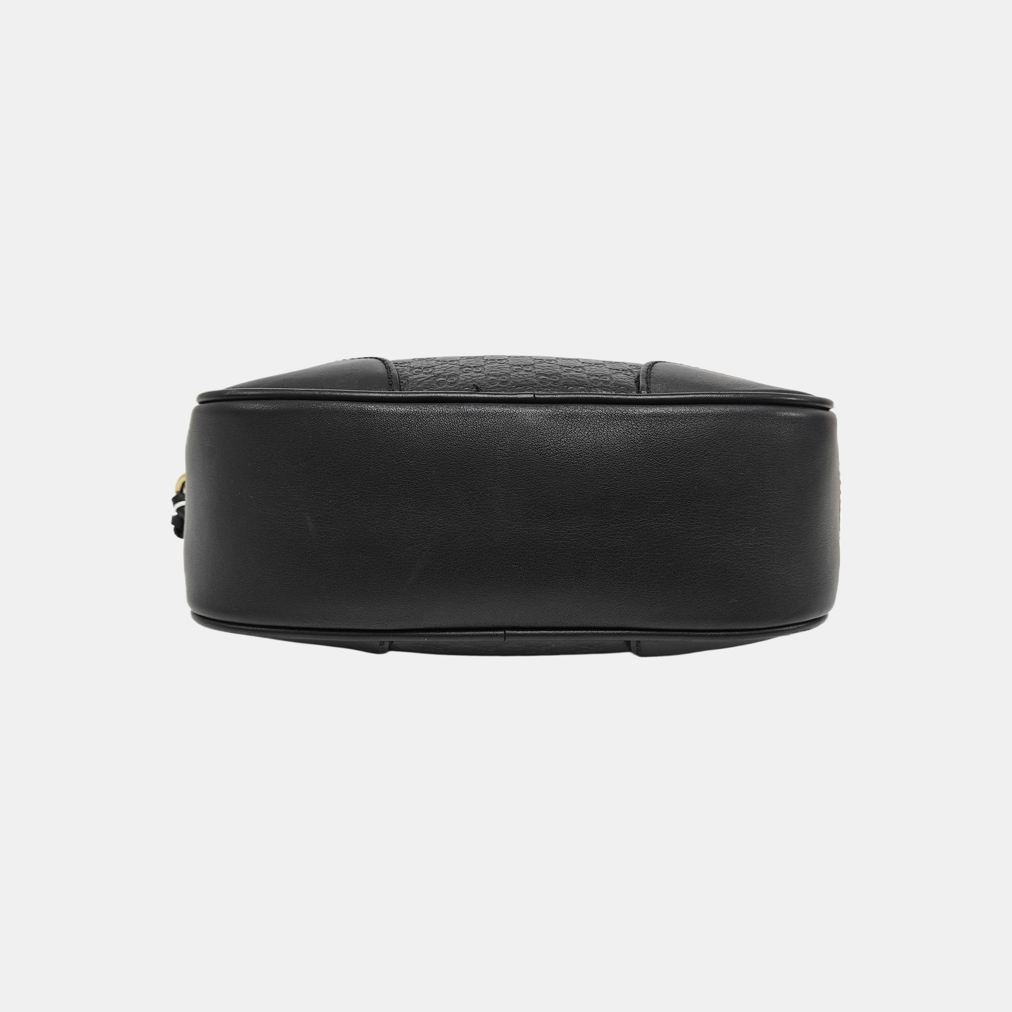 Monogram Calfskin Shoulder Bag Black