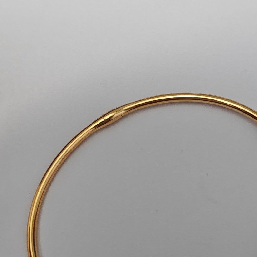 Jeux De Liens 18k Rose Gold Bangle