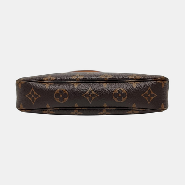 ACCESSOIRES GM Monogram Coated Canvas Brown