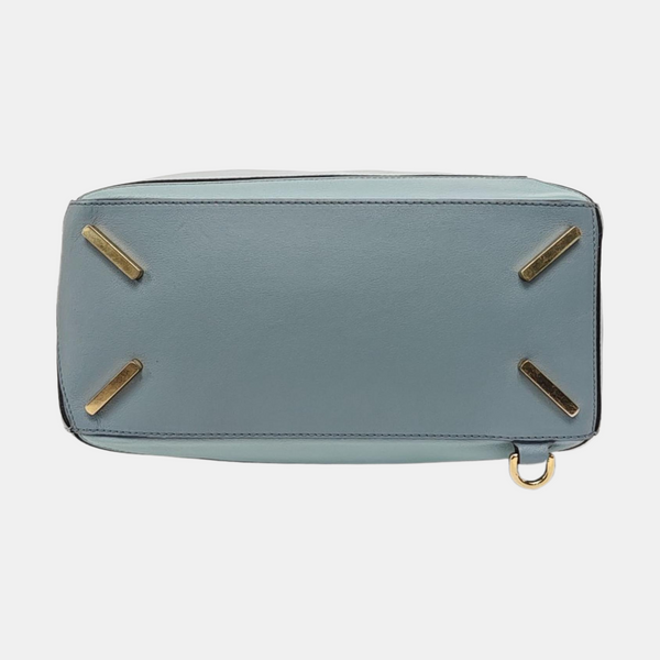 Authenticated pre-owned  Puzzle Medium Calfskin Blue - Shoulder Bag at Looply