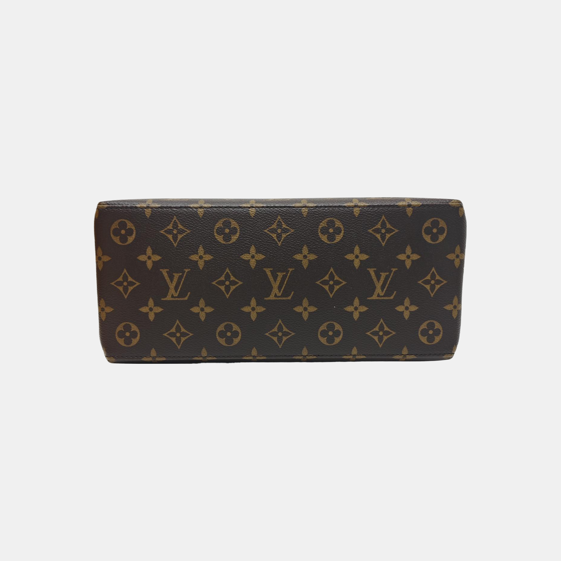 PALAIS PM Monogram Coated Canvas Brown
