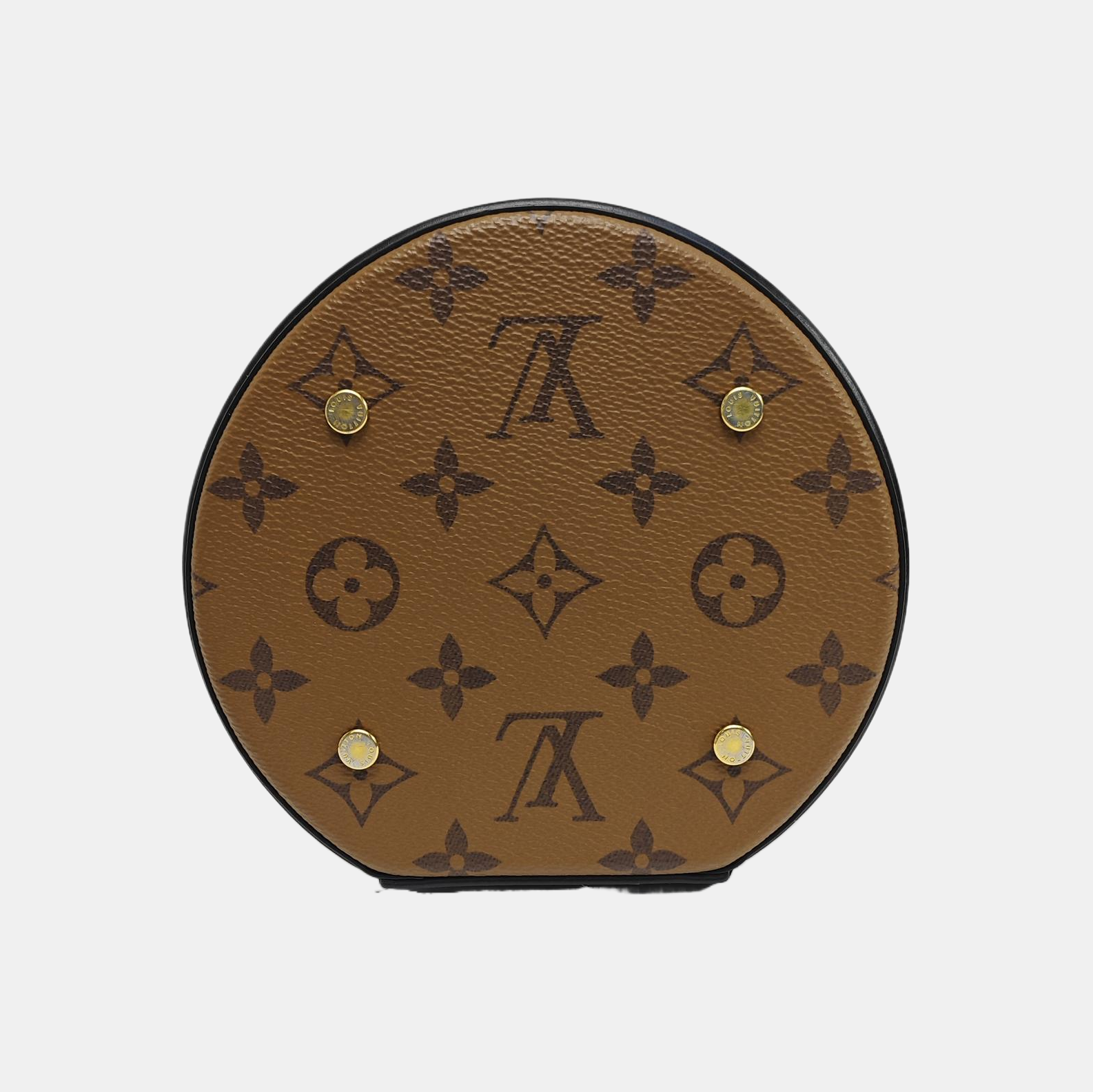CANNES PM Monogram Coated Canvas Brown