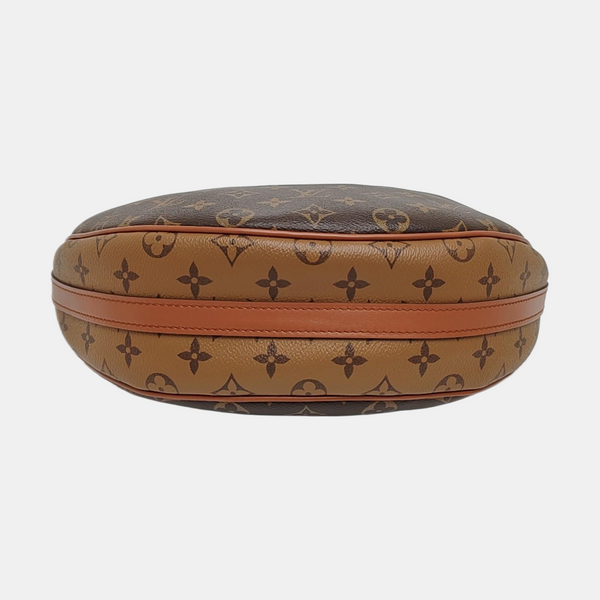 LOOP HOBO Monogram Coated Canvas Brown