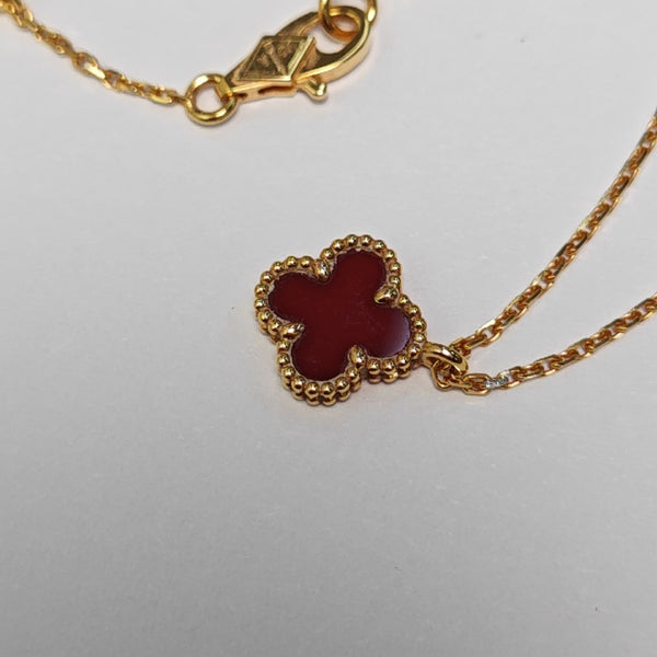 Sweet Alhambra 18k Rose Gold Necklace
