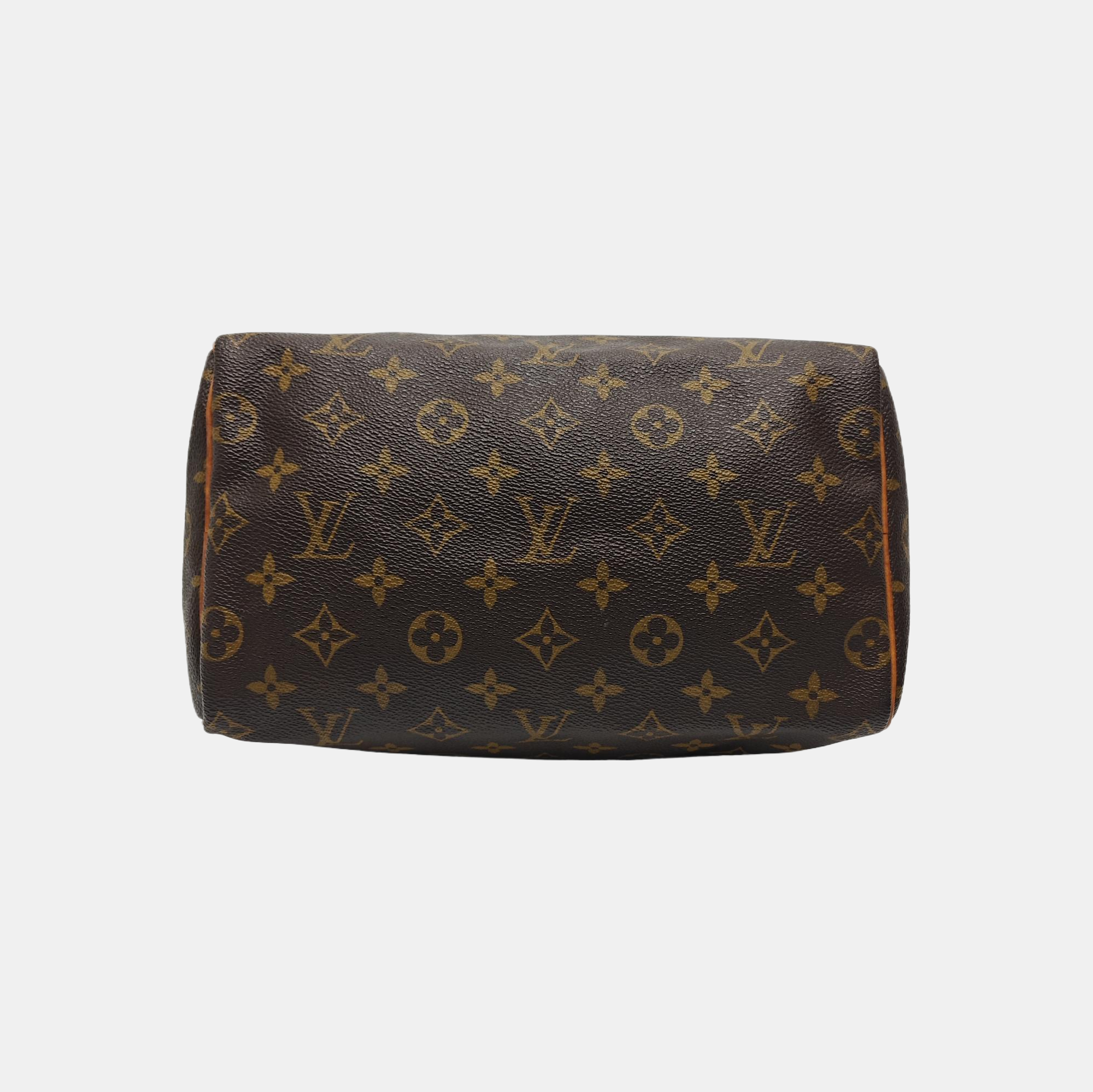 SPEEDY 25 Monogram Coated Canvas Brown