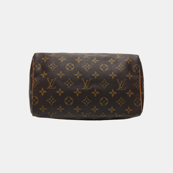 SPEEDY 25 Monogram Coated Canvas Brown