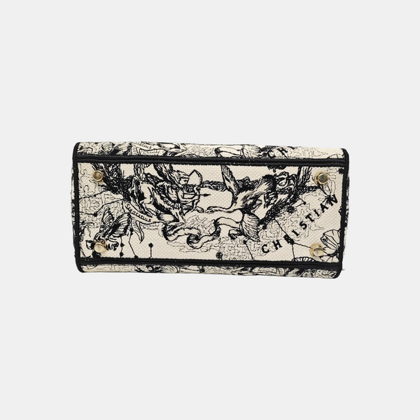 Lady D-Lite Medium Canvas White