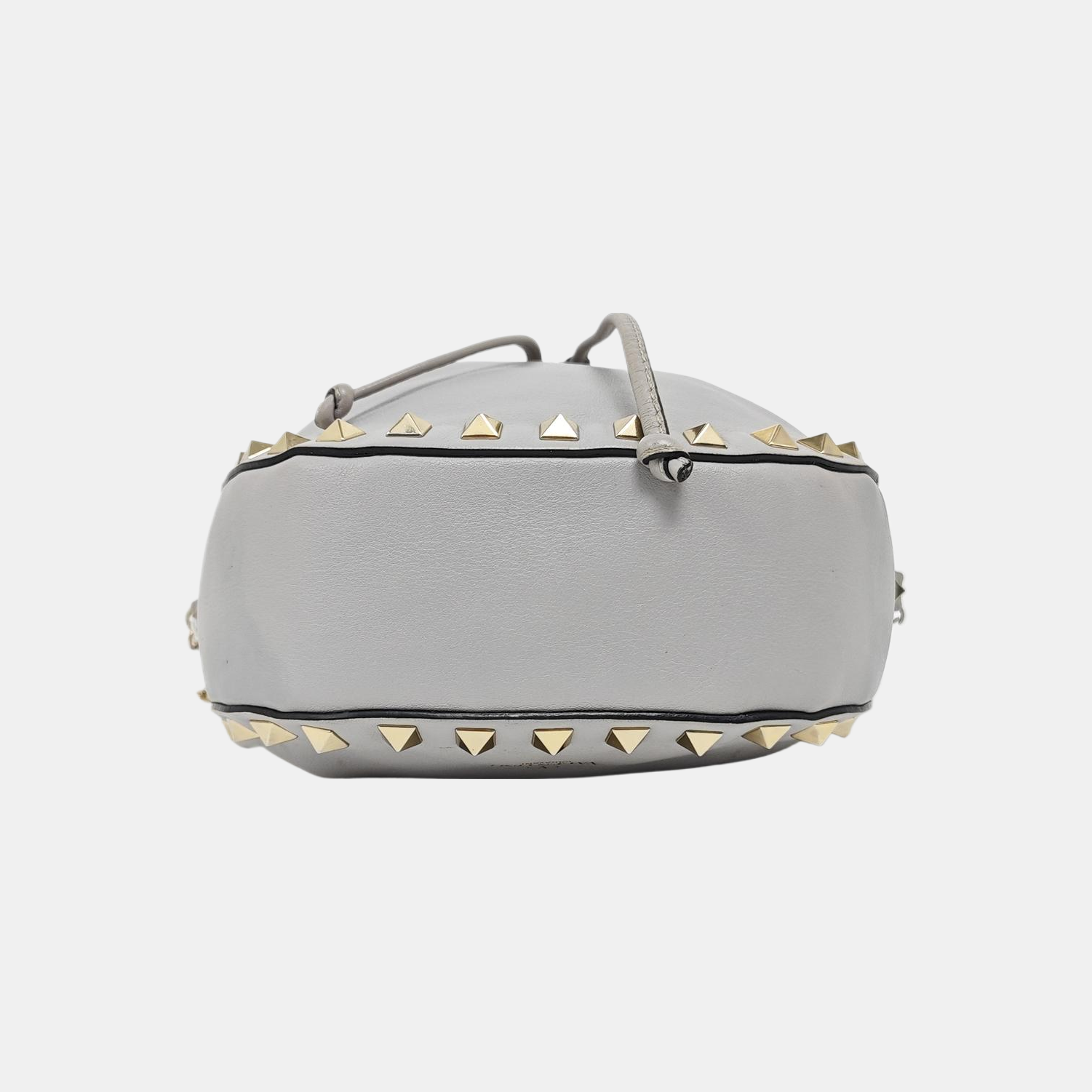 Calfskin Shoulder Bag Gray
