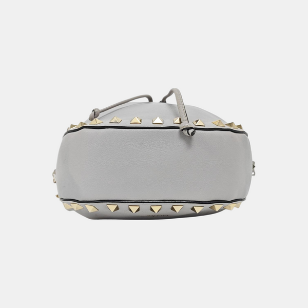 Calfskin Shoulder Bag Gray