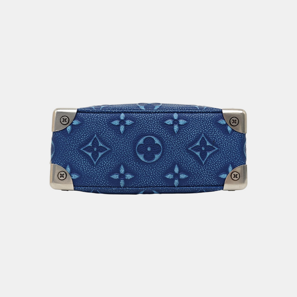 SOFT TRUNK Mini Monogram Calfskin Blue