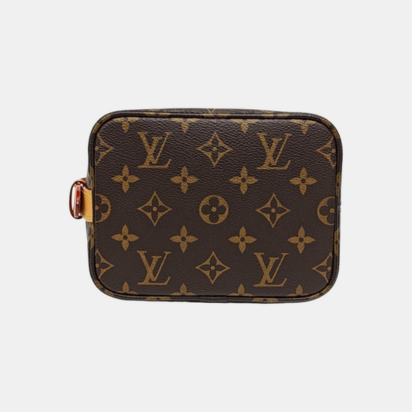 ALL IN Monogram Coated Canvas Brown