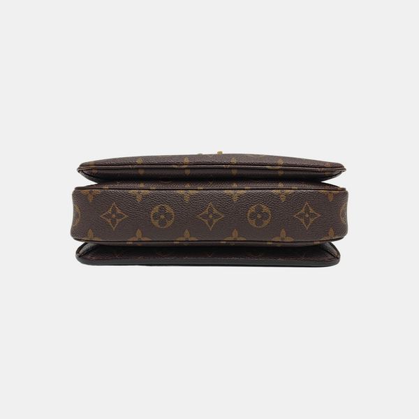 MONCEAU 26 Monogram Coated Canvas Brown