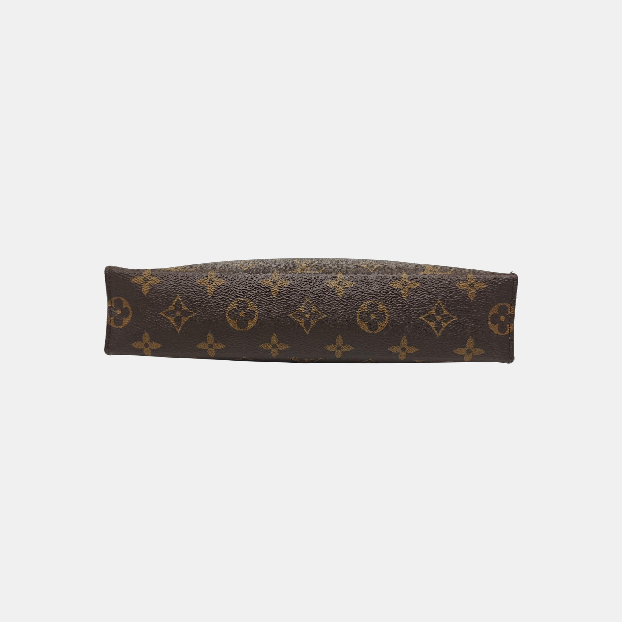 TOILET POCKET 26 Monogram Coated Canvas Brown