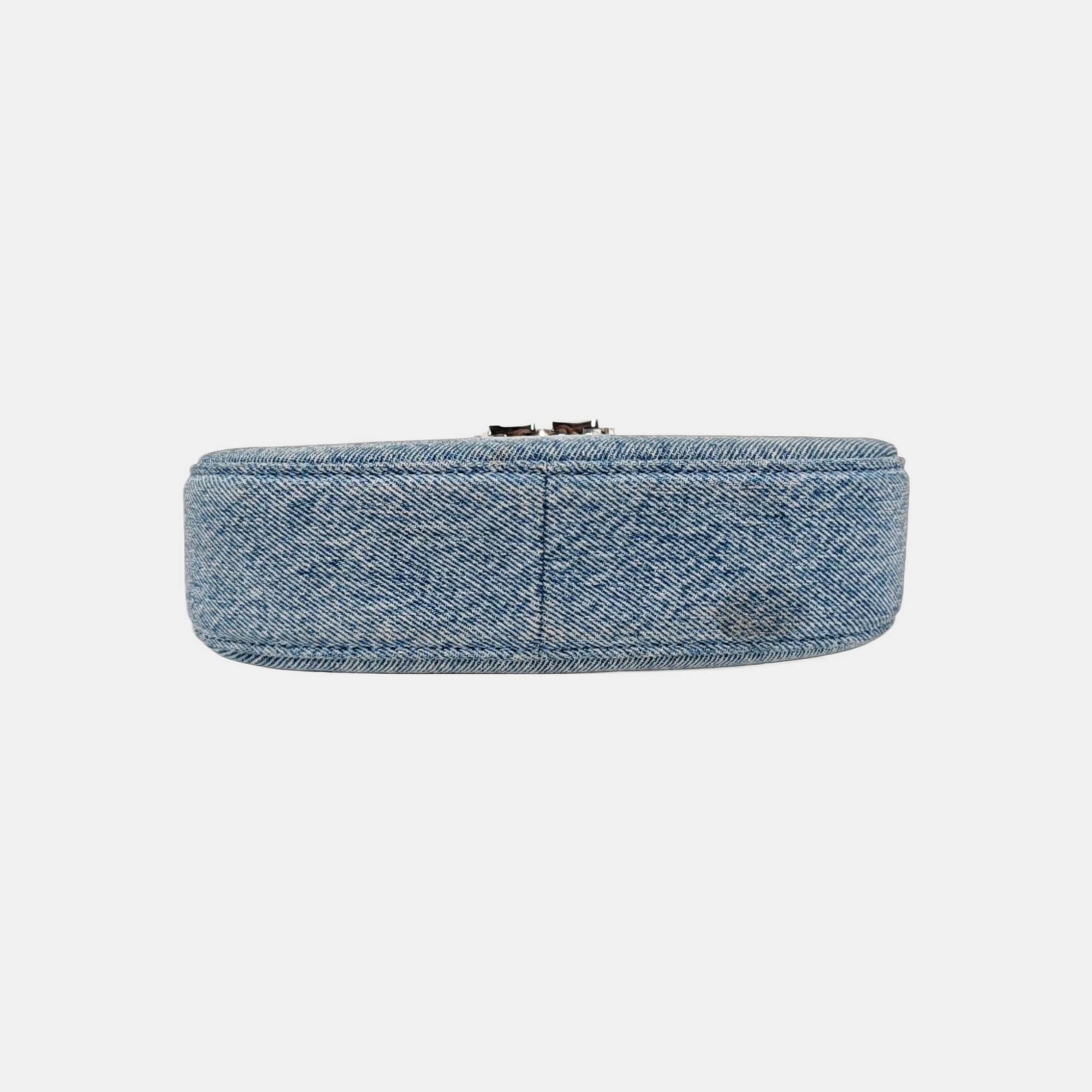 Denim Shoulder Bag Blue