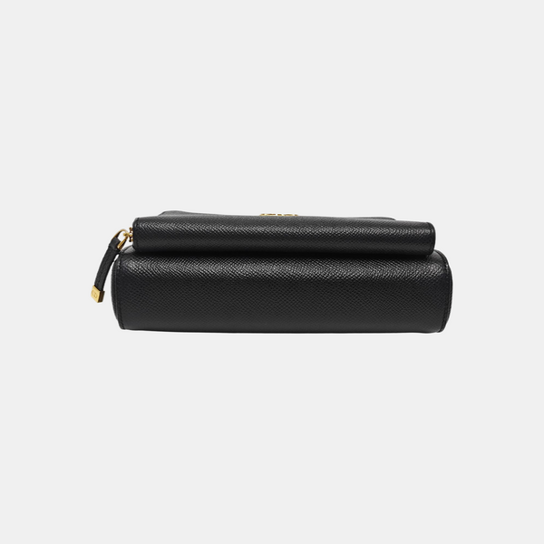 Calfskin Shoulder Bag Black