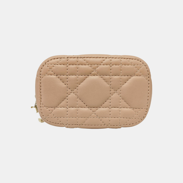 Lady Dior Super Mini Cannage Lambskin Pink