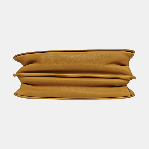 Calfskin Shoulder Bag Yellow