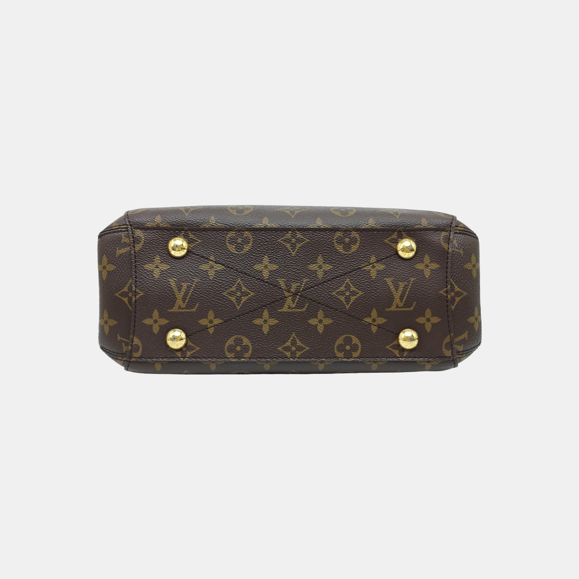 MONTAIGNE Monogram Coated Canvas Brown