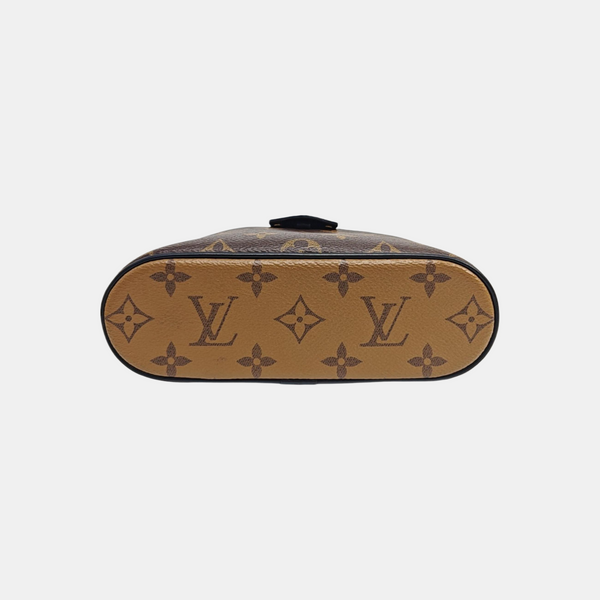 Vanity Chain Pouch Monogram Coated Canvas Brown