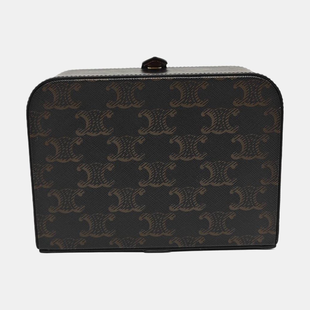 Large Coated Canvas Brown