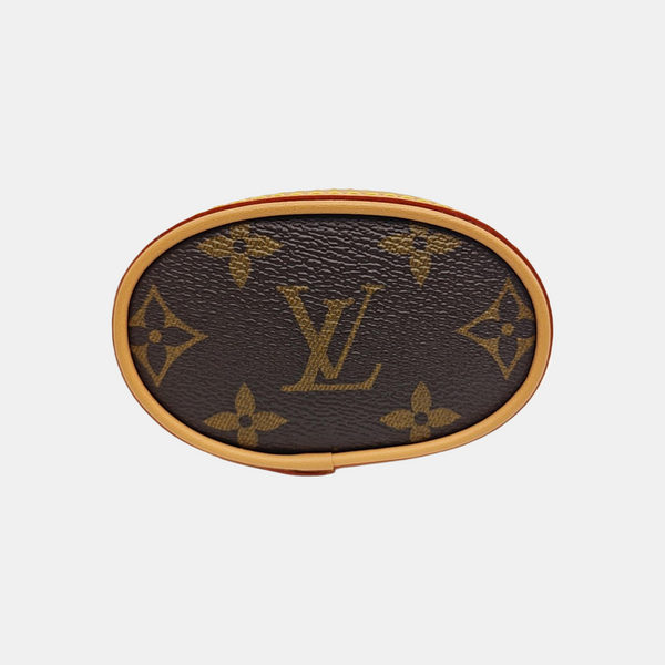 FOLD ME Monogram Coated Canvas Brown