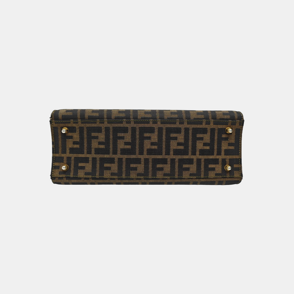 Canvas Top Handle Bag Brown