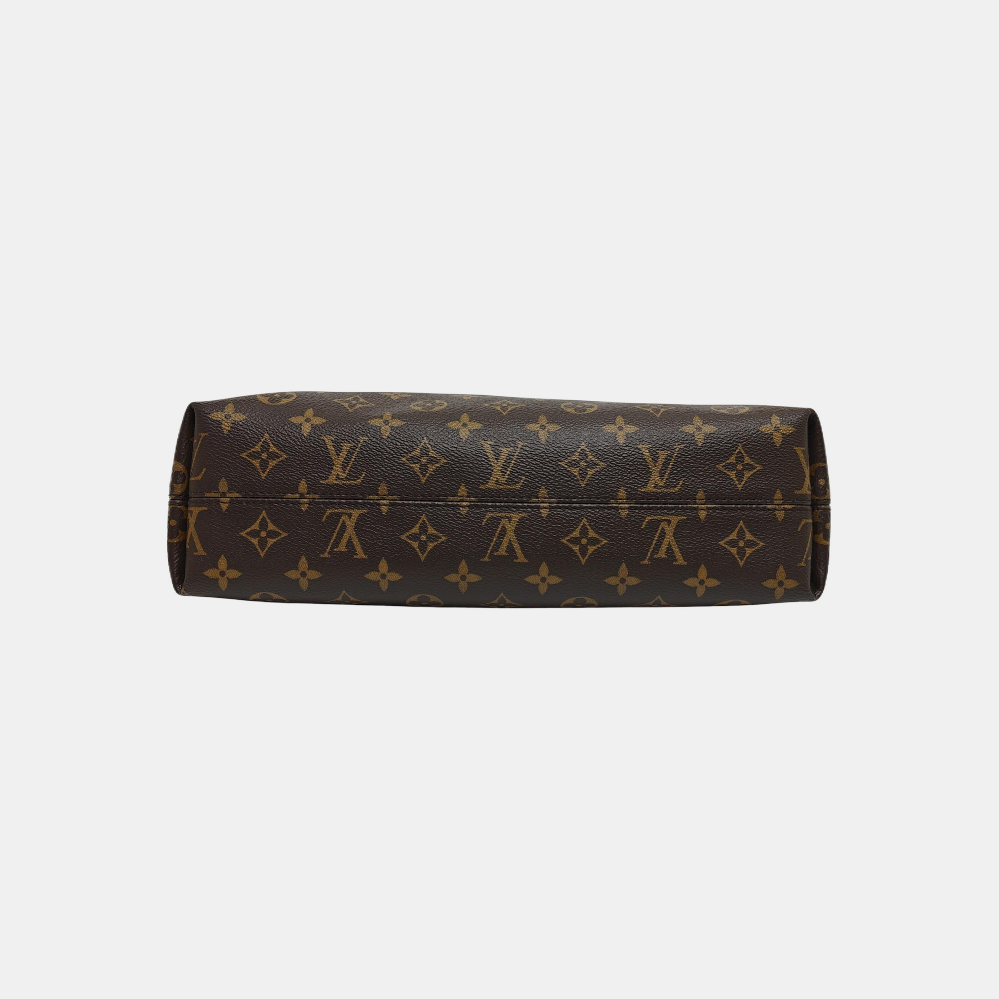 CARRYALL Small Monogram Coated Canvas Brown