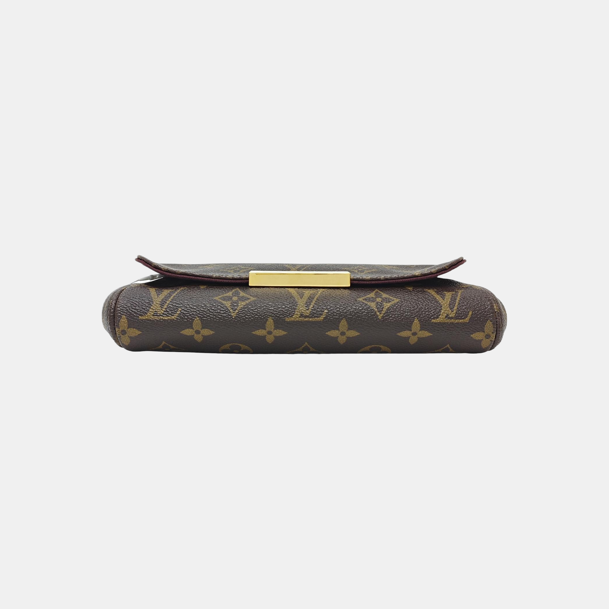 FAVORITE PM Monogram Coated Canvas Brown