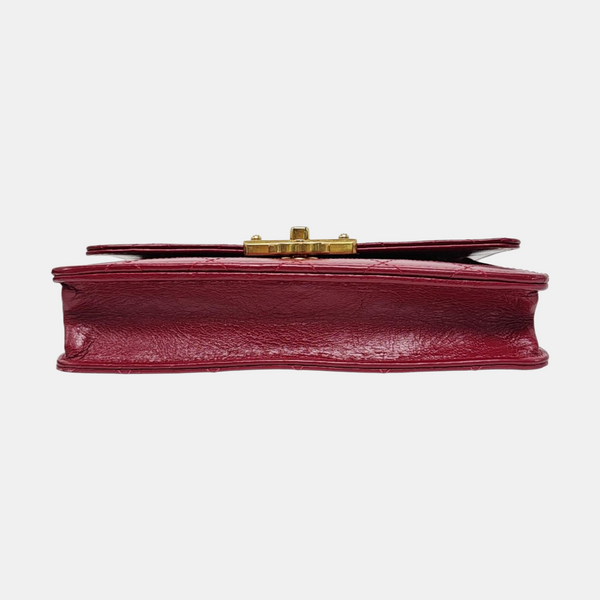 DOUBLE CC Quilted Lambskin Red