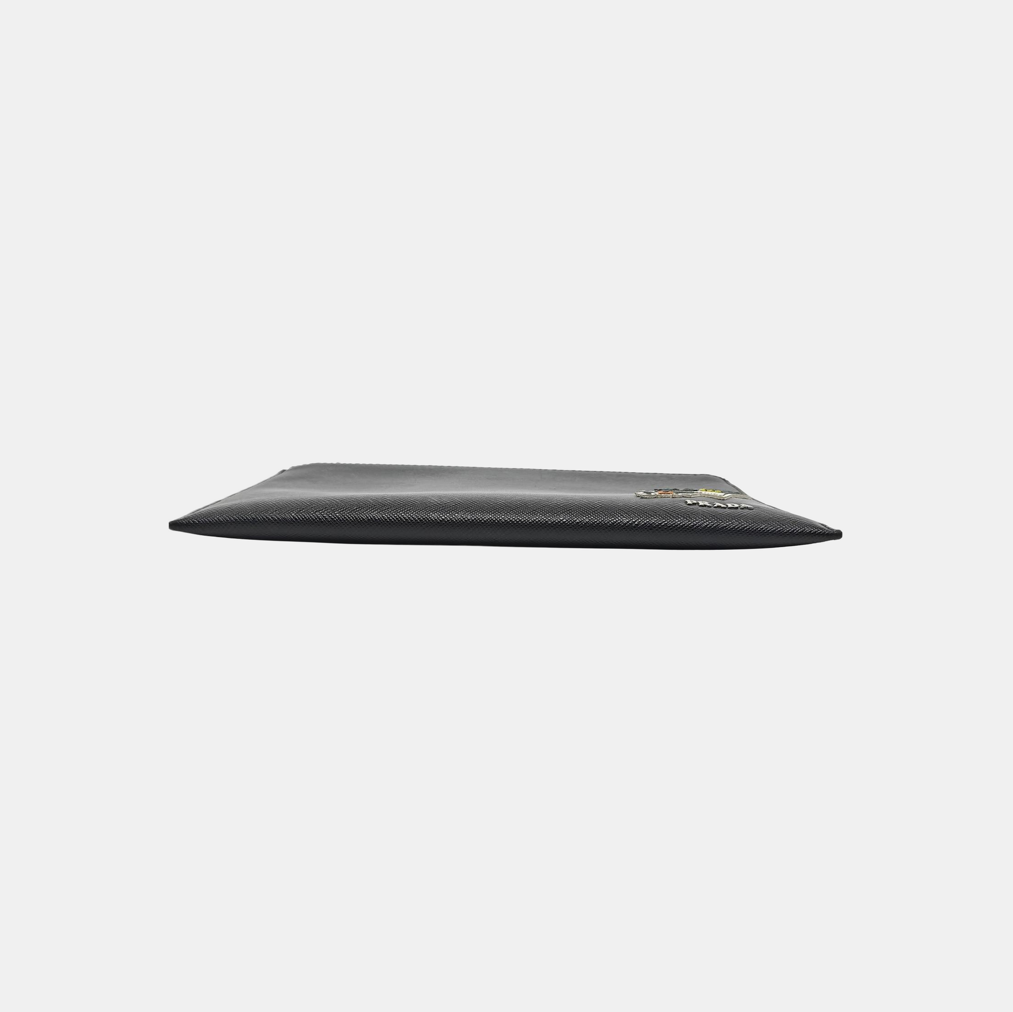 Calfskin Clutch Black