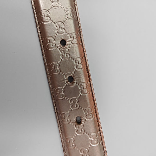 Leather Belt Red