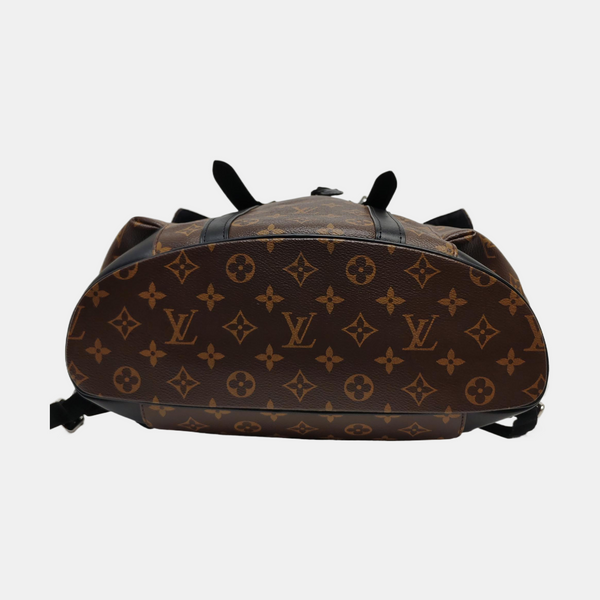 CHRISTOPHER PM Monogram Coated Canvas Brown