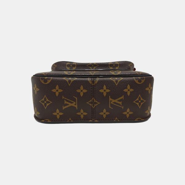 PASSY Monogram Coated Canvas Brown