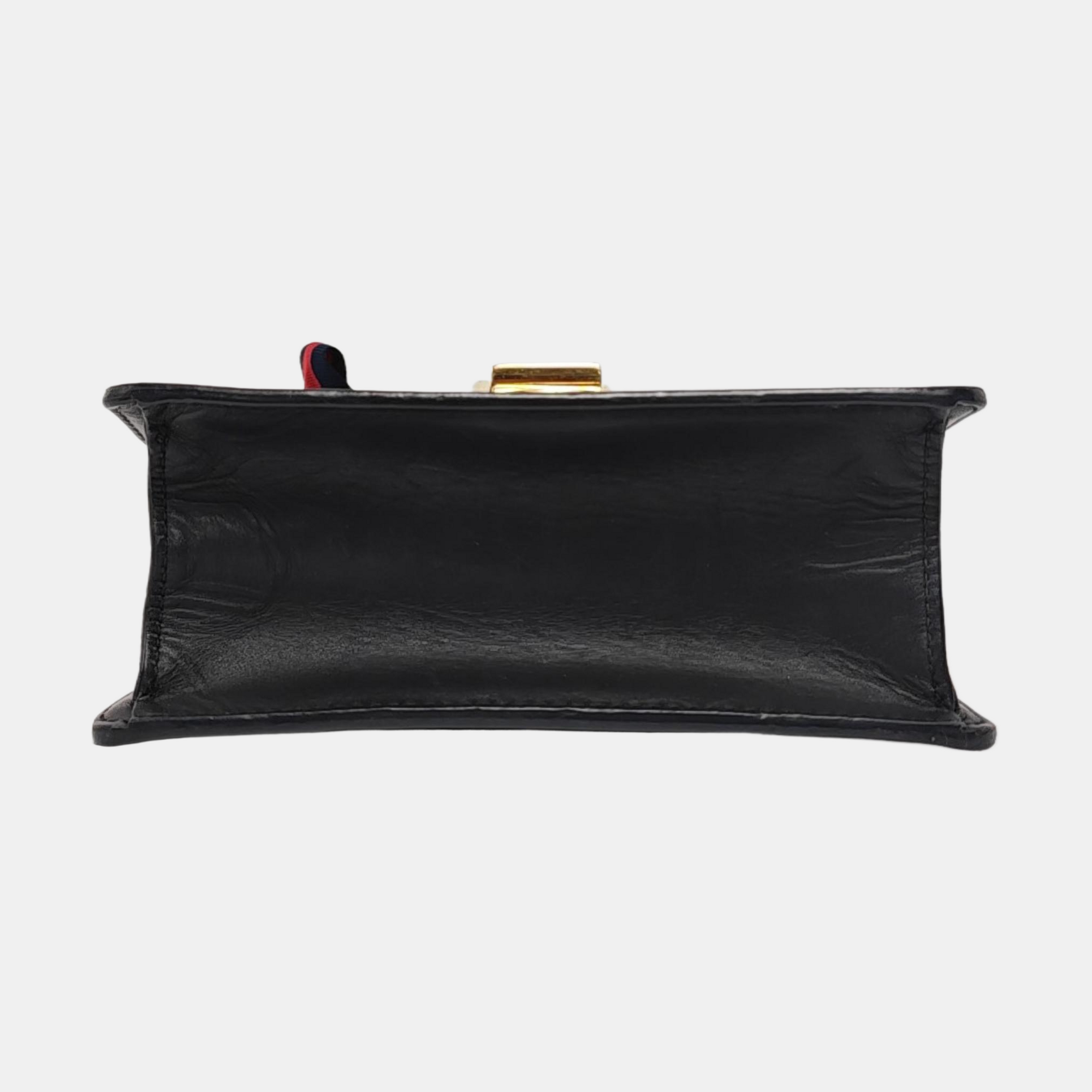 Authenticated pre-owned  Sylvie Mini Calfskin Black - Shoulder Bag at Looply